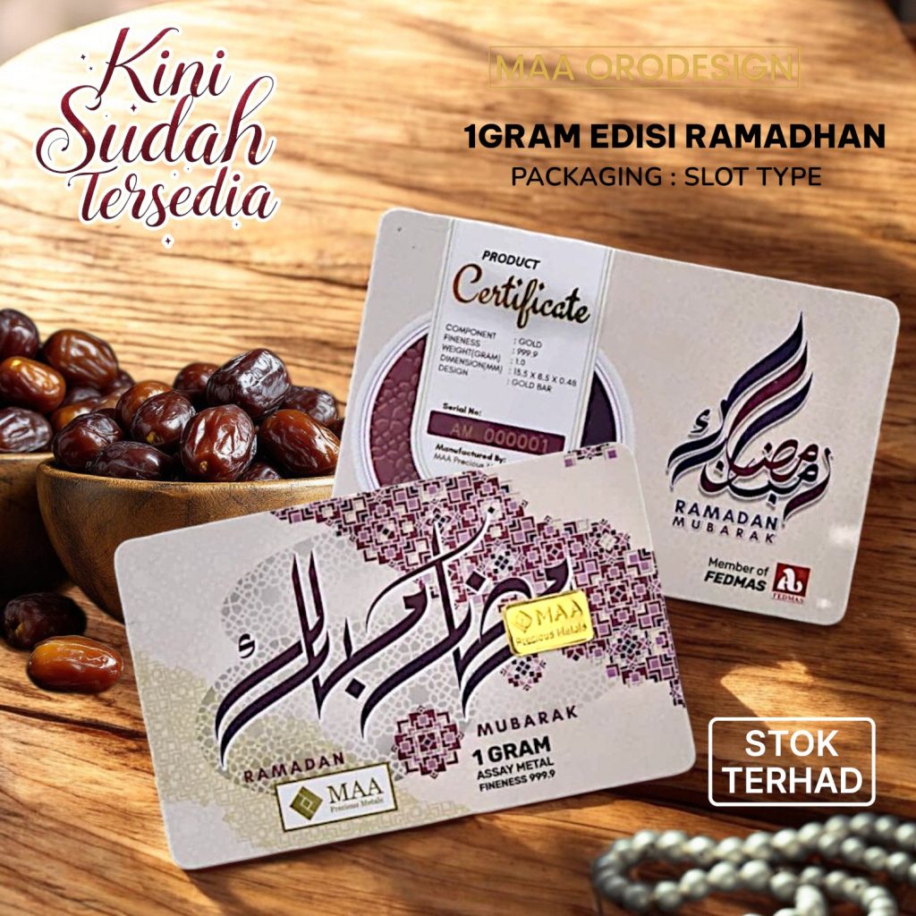 Gold bar ramadan